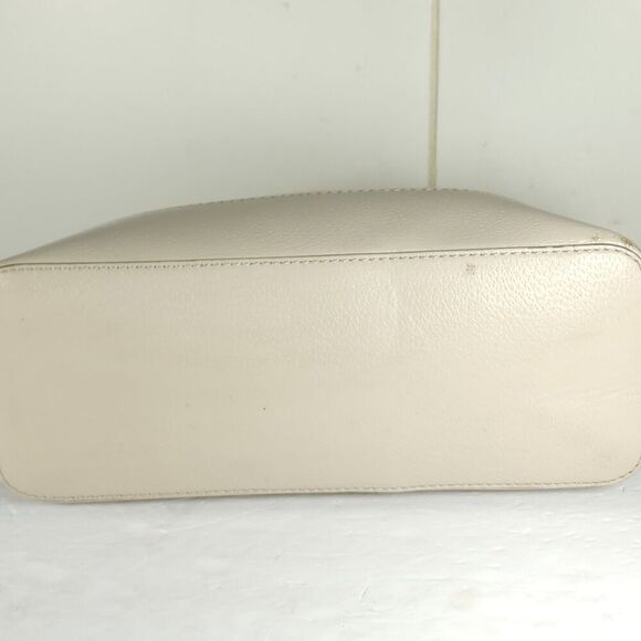 KATE SPADE NEW YORK Wellesley Rachelle ivory Leather Satchel Bag Purse - Picture 16 of 16
